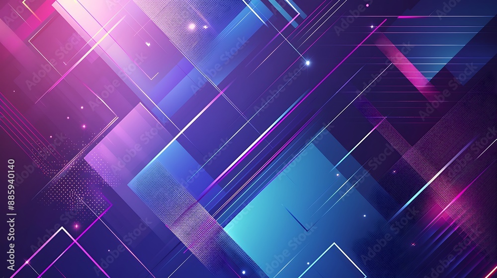 Purple and blue abstract geometric background scene for advertising technology showcase banner cosmetic fashion Purple and blue abstract geometric background scene for advertising technology showcase banner cosmetic fashion