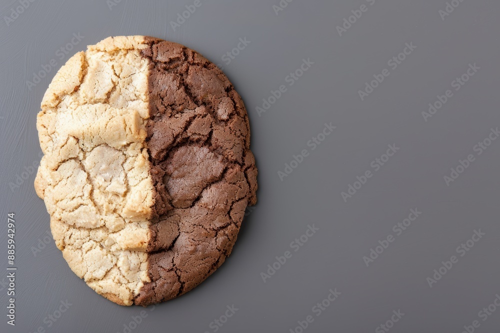 Homemade chocolate and peanut butter cookies Homemade chocolate and peanut butter cookies