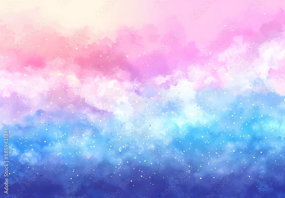 Fototapeta premium Abstract Watercolor Rainbow Background
