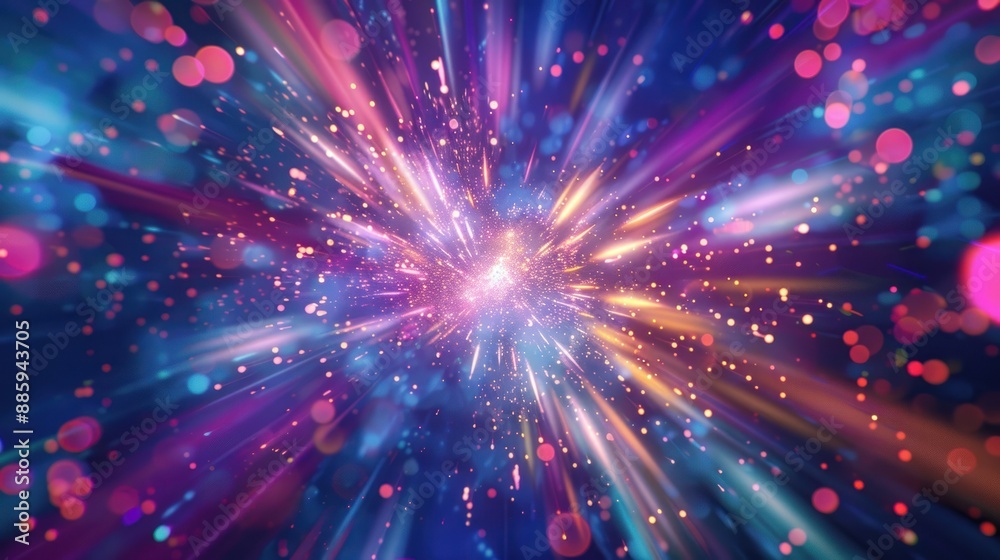 Abstract Light Burst Abstract Light Burst