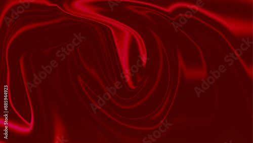 Red liquify marble texture. Digital blurred red background with spread liquify flow for design.Liquid acrylic paint texture. Liquid fluid abstract marble.