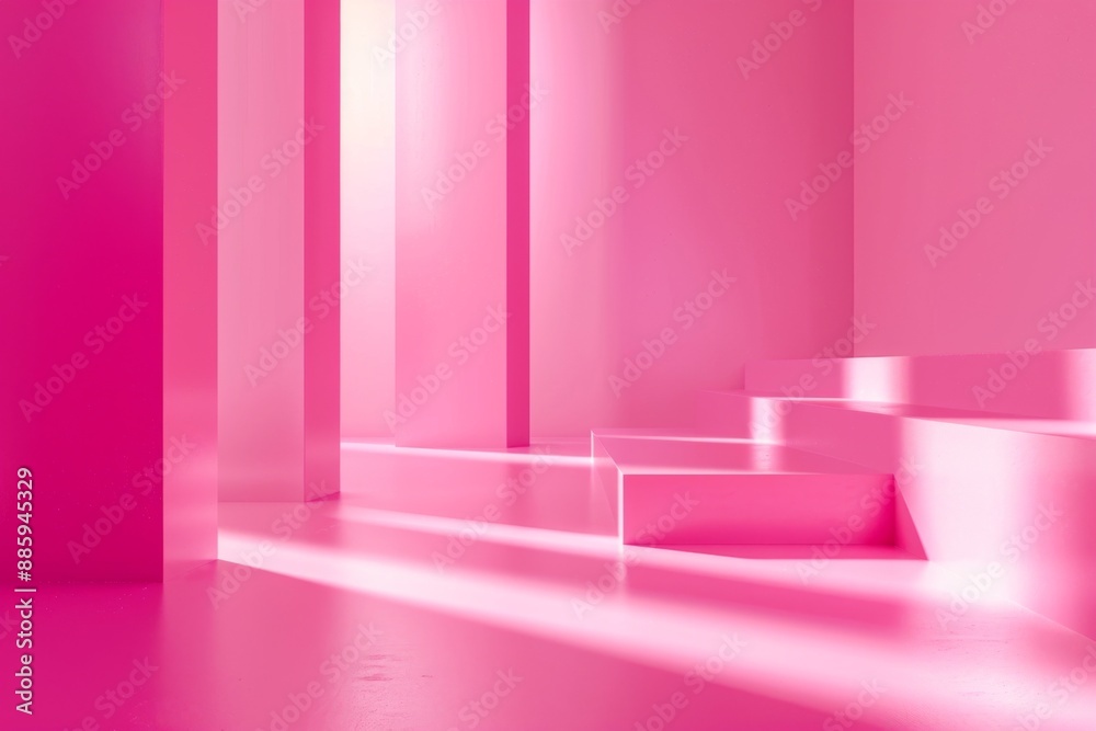 Abstract pink color gradient studio background Abstract pink color gradient studio background