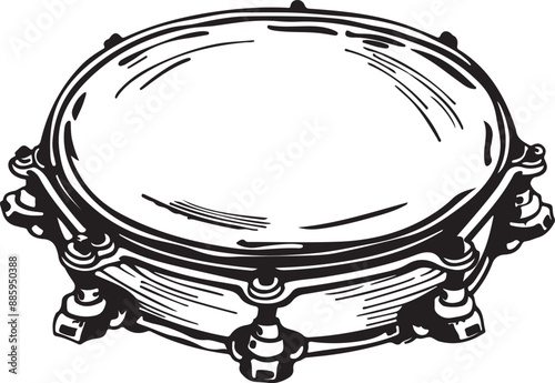 tambourine illustration