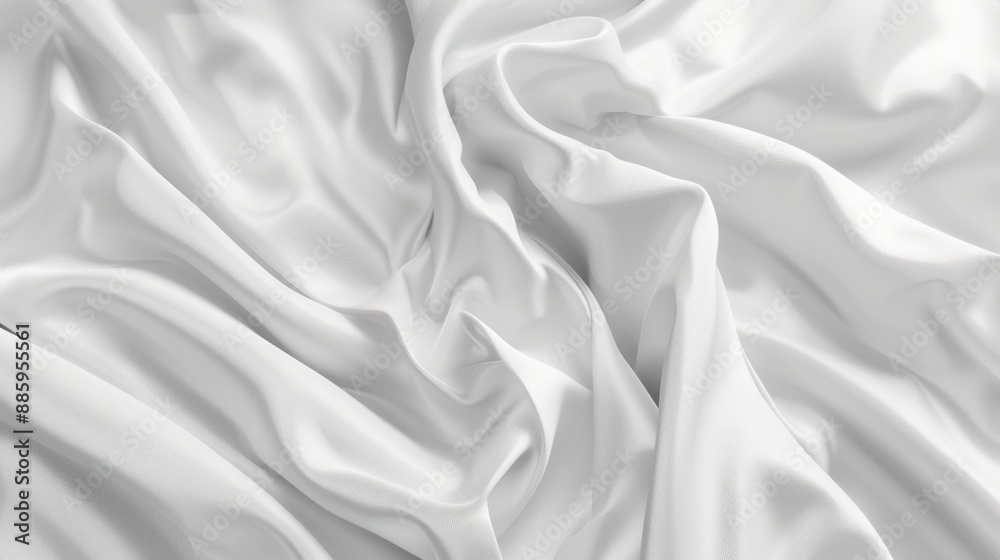 Naklejka premium Abstract White Fabric Texture
