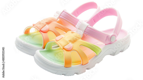 sandals for kids childrens shoes isolated on white background