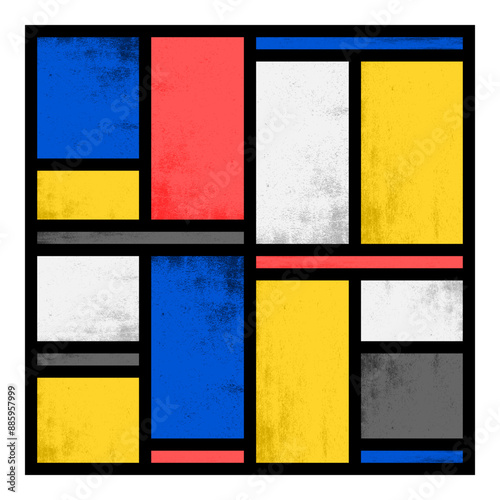 Fotografía Vector cover background bauhaus de stijl