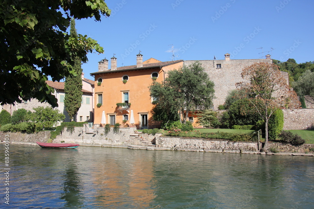 Obraz premium Bassano del Grappa Italy 09/11/2023. The city is located among the mountains and hills of the Veneto, on the banks of the Brenta River.