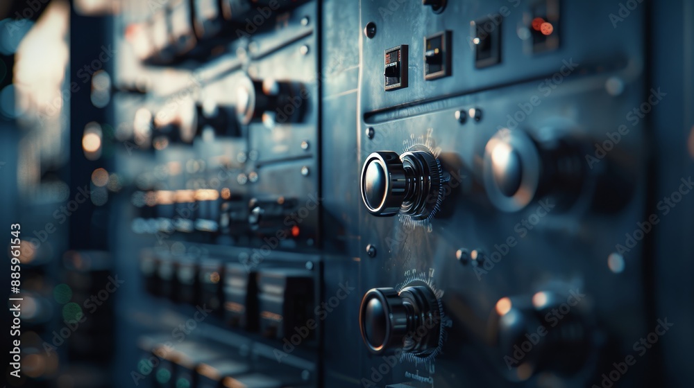 Industrial Authority Precision Control Panel with Knobs and Dials Harnessing Power and Precision in the Modern Age Industrial Authority Precision Control Panel with Knobs and Dials Harnessing Power and Precision in the Modern Age