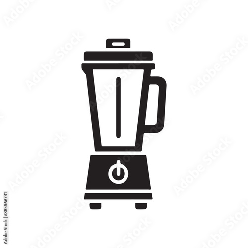 blender vector icon,  Simple flat vector illustration on a white background