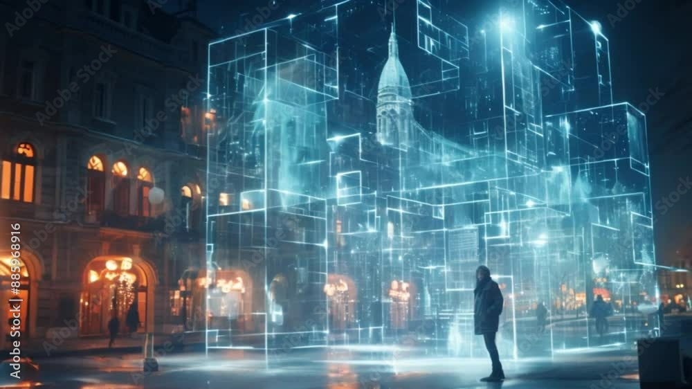 The holographic cities where buildings and streets can be rethought and changed in real time The holographic cities where buildings and streets can be rethought and changed in real time