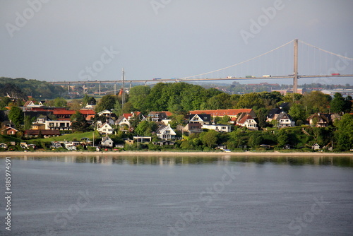 Fredericia Denmark 20 05 2023 . Fredericia
 city ​​and port on the shore of the Little Belt Strait.