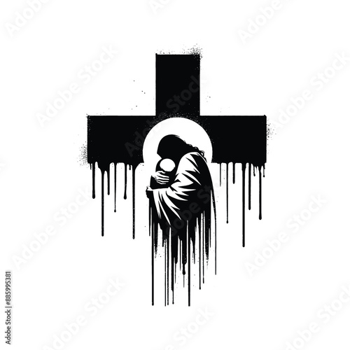 Cross and Compassion Illustrate Jesus compassion for humanity through the cross