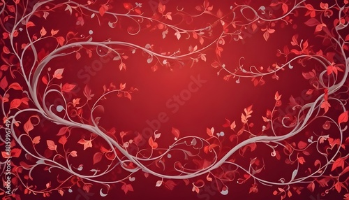 Clear Plain Shiny Warm Soft Vintage Bokeh Cloudy Wave Like Geometric Red Background or Texture