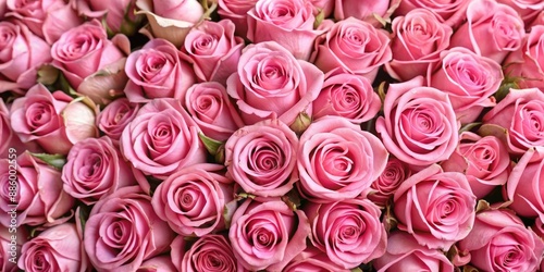 Pink roses background perfect for romantic and elegant-themed designs, pink, roses, background, floral, garden, petals