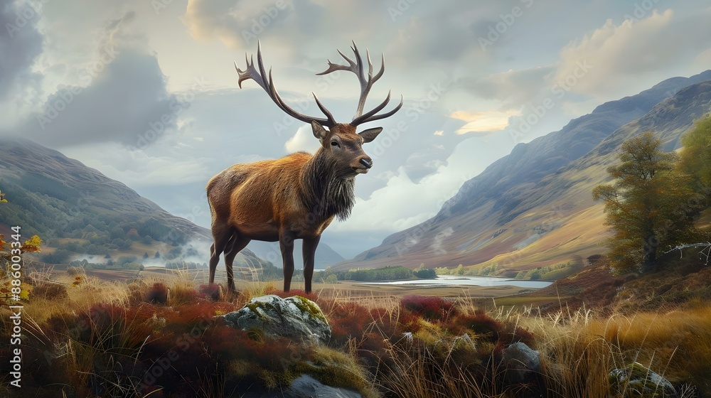 Fototapeta premium Monarch of the Glen