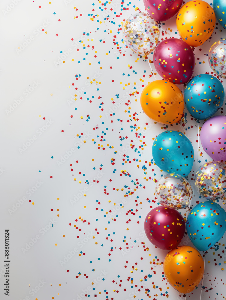 Celebration Background with Balloons Celebration Background with Balloons