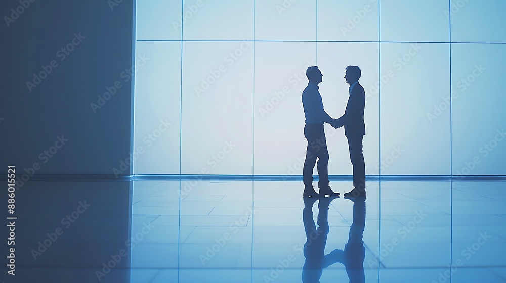 Successful partnership: Two businessmen shaking hands, agreement, deal, collaboration Successful partnership: Two businessmen shaking hands, agreement, deal, collaboration