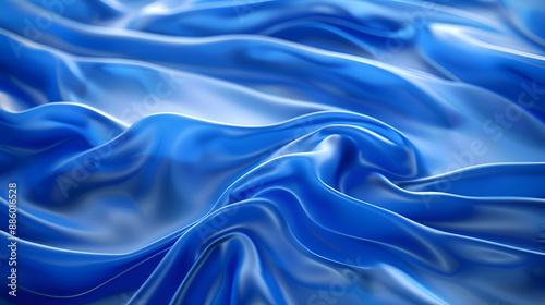 abstract blue background with smooth lines and waves, 3d render illustration ,abstract blue background with smooth lines in it