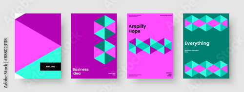 Geometric Business Presentation Design. Abstract Report Template. Modern Flyer Layout. Brochure. Banner. Background. Book Cover. Poster. Brand Identity. Magazine. Advertising. Portfolio. Journal