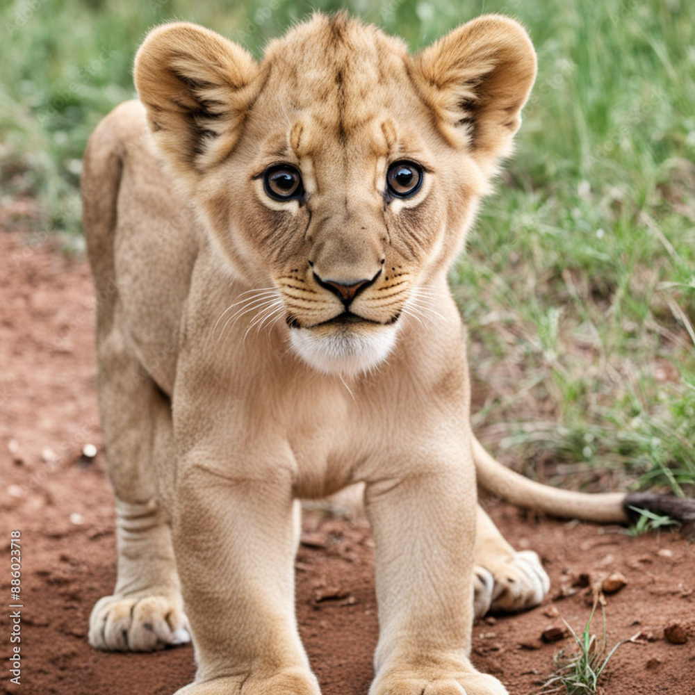 Lion Fake Puma Panther CGI Strong Beautiful Big cat Fur Lion Fake Puma Panther CGI Strong Beautiful Big cat Fur