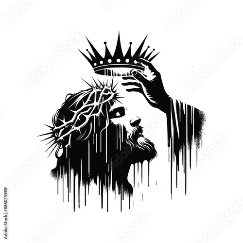 Crown of Glory Capture Jesus placing a radiant crown on a believers head