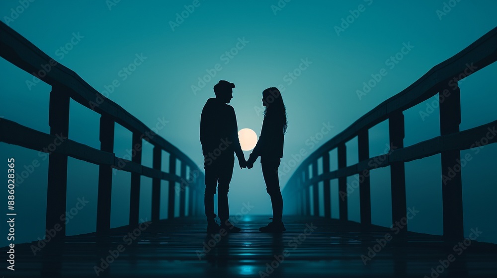 © ธนากร บัวพรหม - A couple standing apart in a dimly lit room, faces turned away from each other, tense atmosphere, realistic photo, high detail, partners in dispute © ธนากร บัวพรหม - A couple standing apart in a dimly lit room, faces turned away from each other, tense atmosphere, realistic photo, high detail, partners in dispute