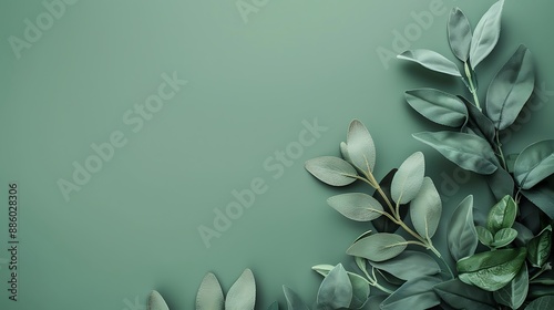 Light sage green background with a touch of elegance, tranquil, subtle, calm
