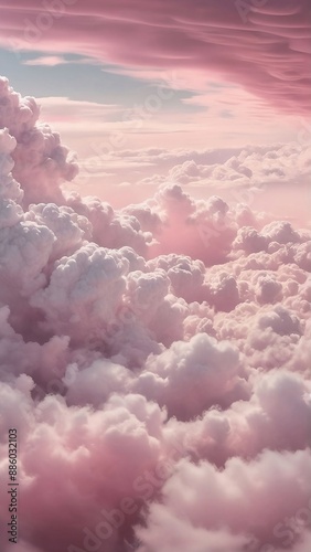 clouds in the sky, Pink-colored cloud skyscape photo, high-definition wallpaper, iPhone wallpaper