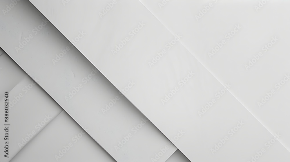 Obraz premium Minimalistic light grey background with faint diagonal lines, minimalistic, grey, background