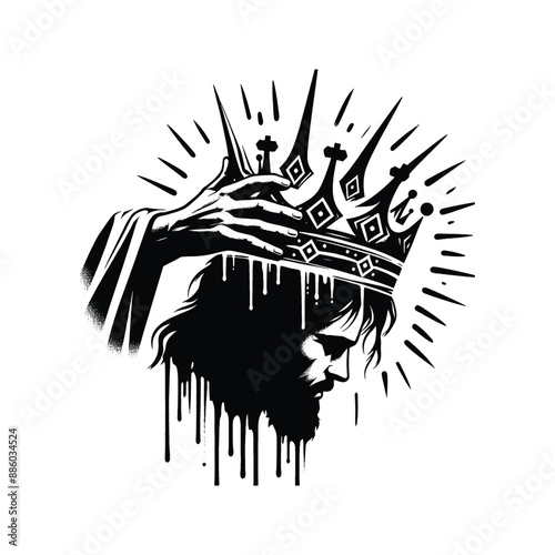 Crown of Life Illustrate Jesus placing a crown on a faithful believers head