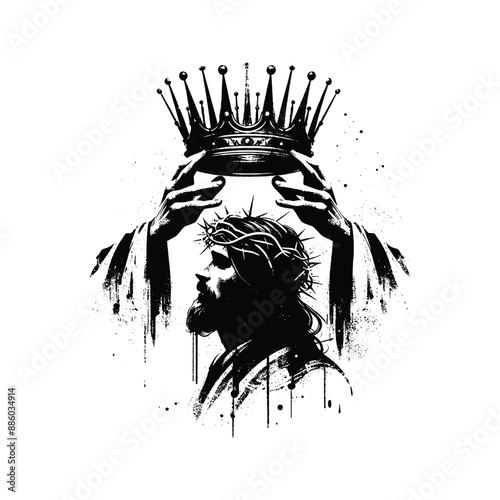 Crown of Life Illustrate Jesus placing a crown on a faithful believers head