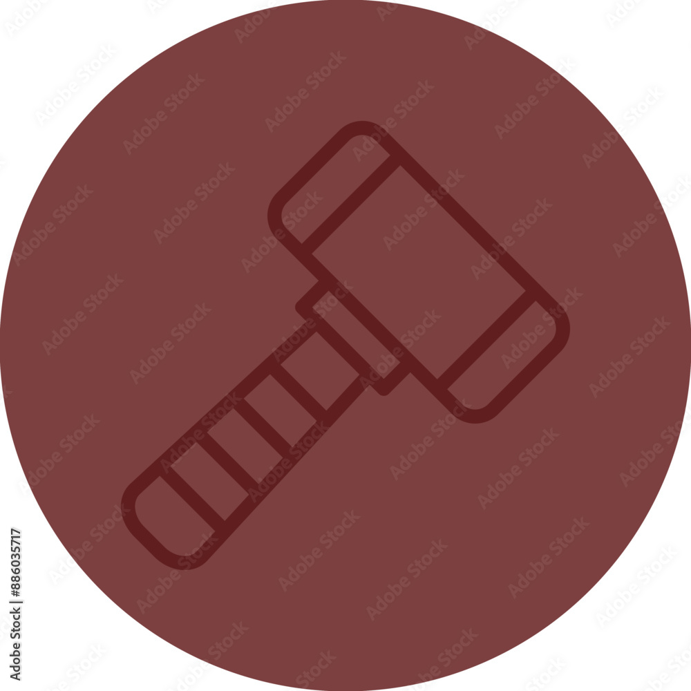 Sledgehammer Vector Line Maroon Circle Maroon Sledgehammer Vector Line Maroon Circle Maroon
