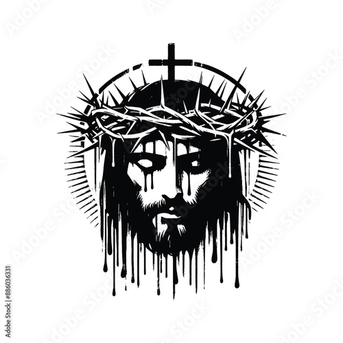 Crown of Thorns Illustrate the crown of thorns placed on Jesus head