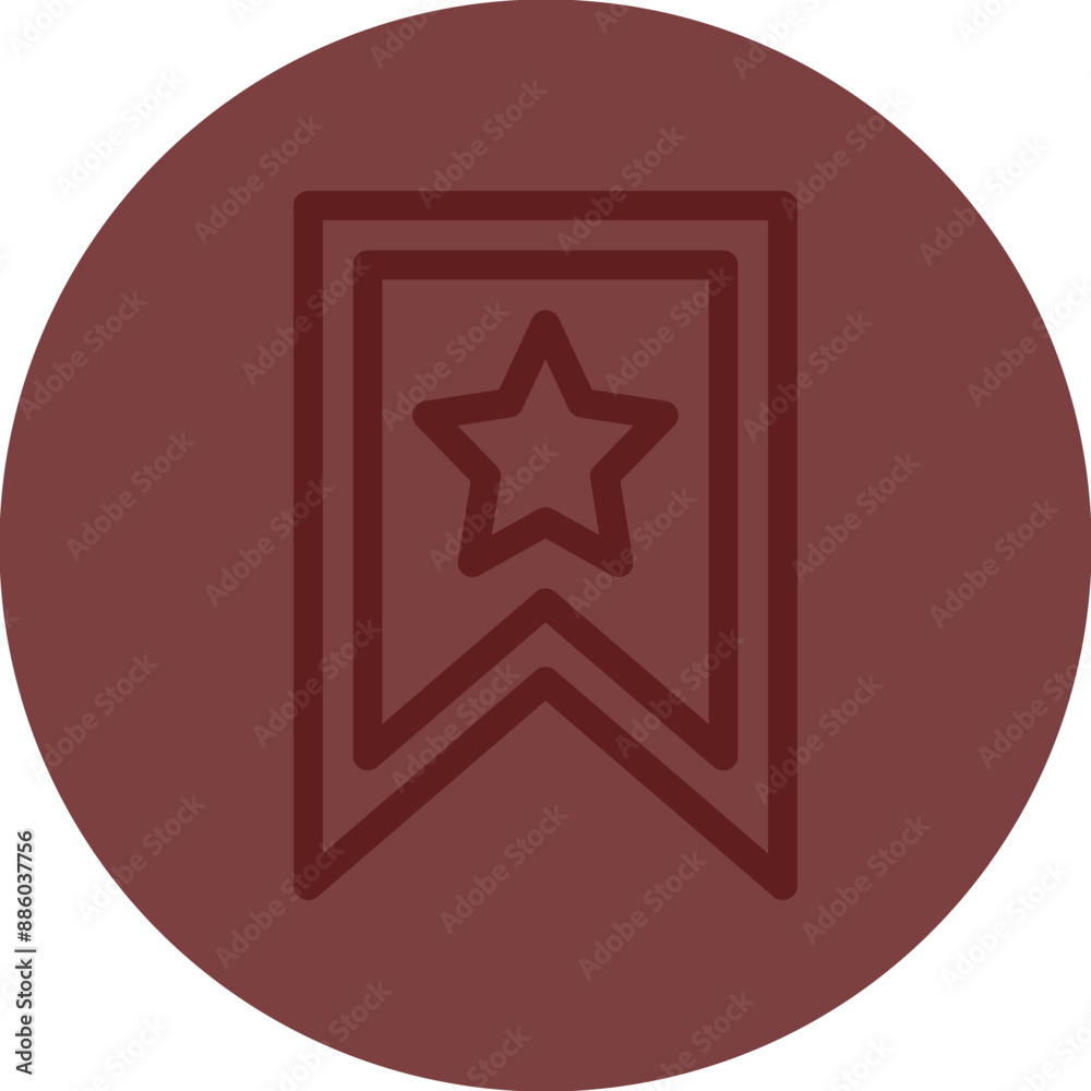 Bookmark Vector Line Maroon Circle Maroon Bookmark Vector Line Maroon Circle Maroon