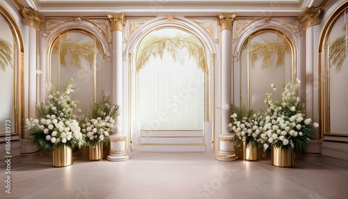 Majestic Moments: High-End Wedding Ceremony Wall © KB Kalmati