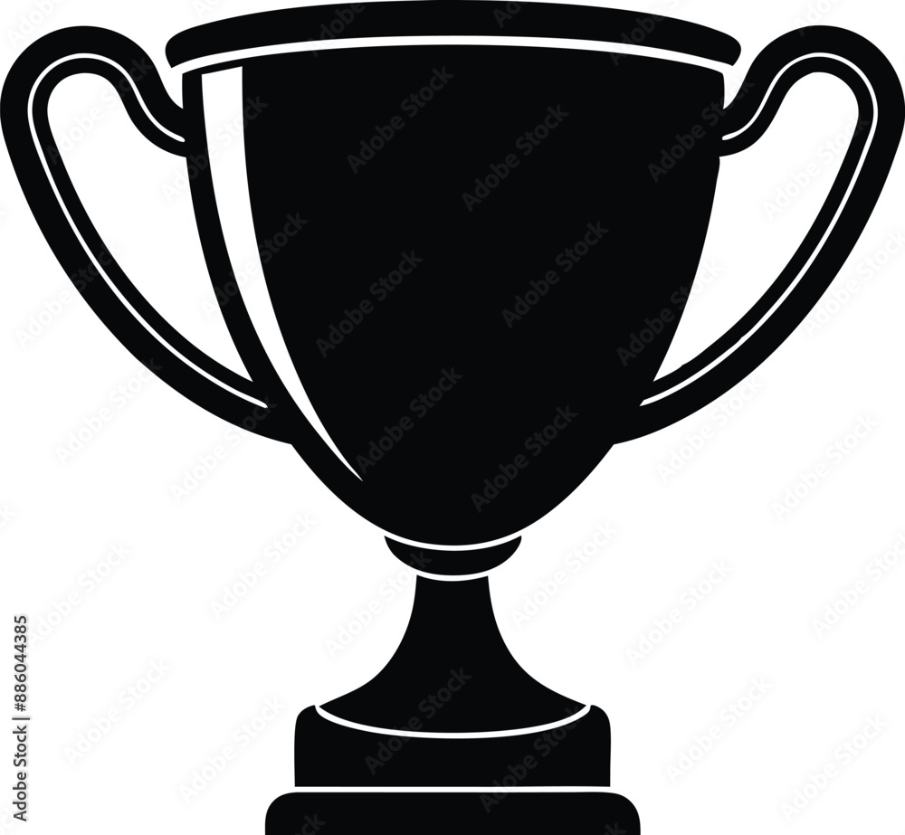 Trophy cup icon vector Trophy cup icon vector
