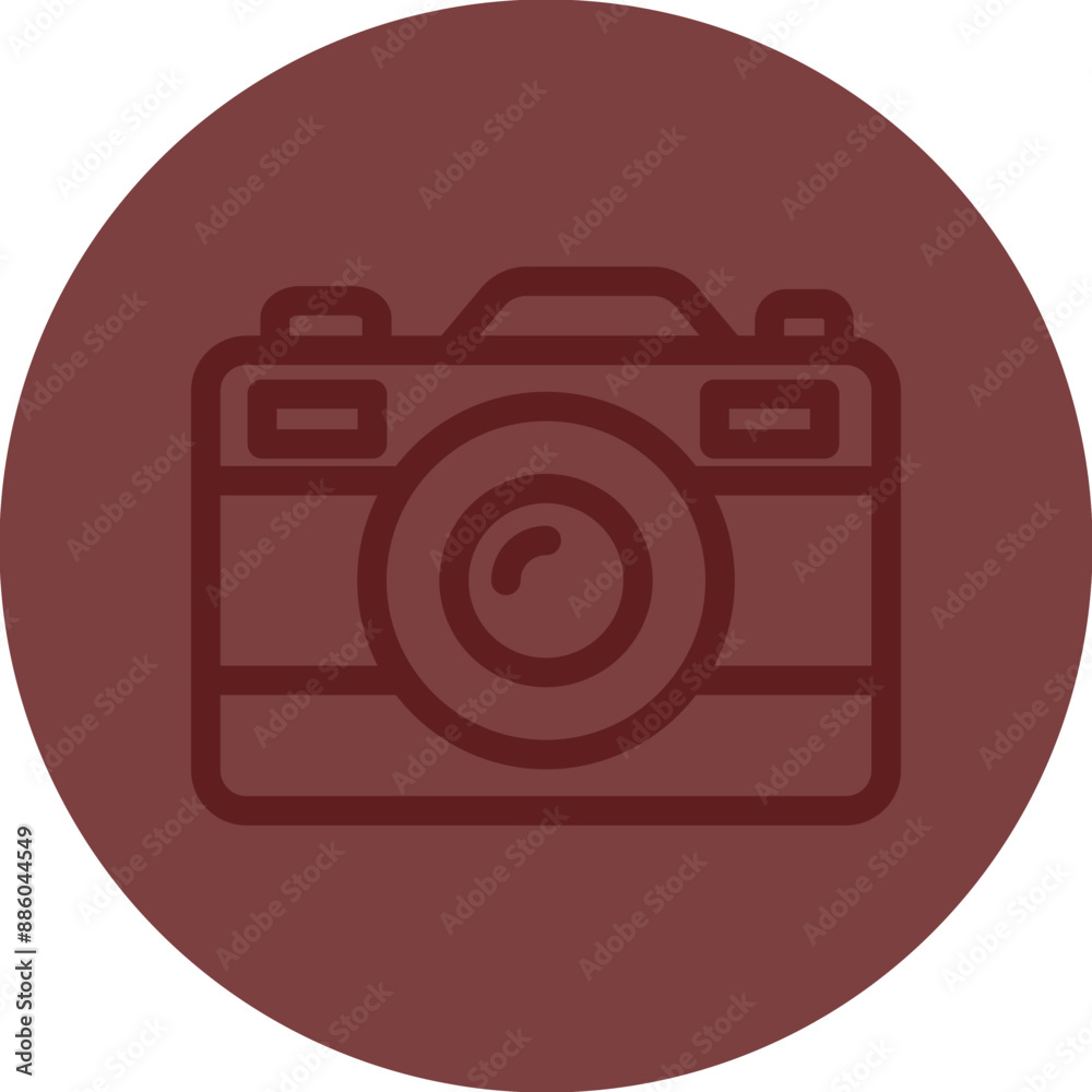 camera Vector Line Maroon Circle Maroon camera Vector Line Maroon Circle Maroon