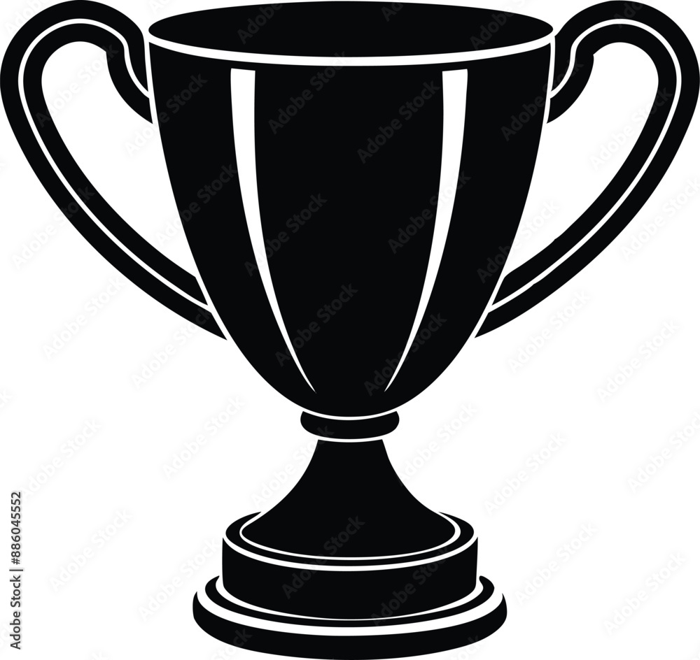 Trophy cup icon vector Trophy cup icon vector