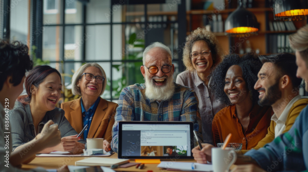 Obraz premium A World of Smiles Awaits: Embracing the Beauty of Human Diversity