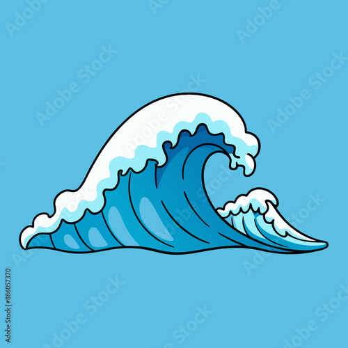 ocean wave illustration