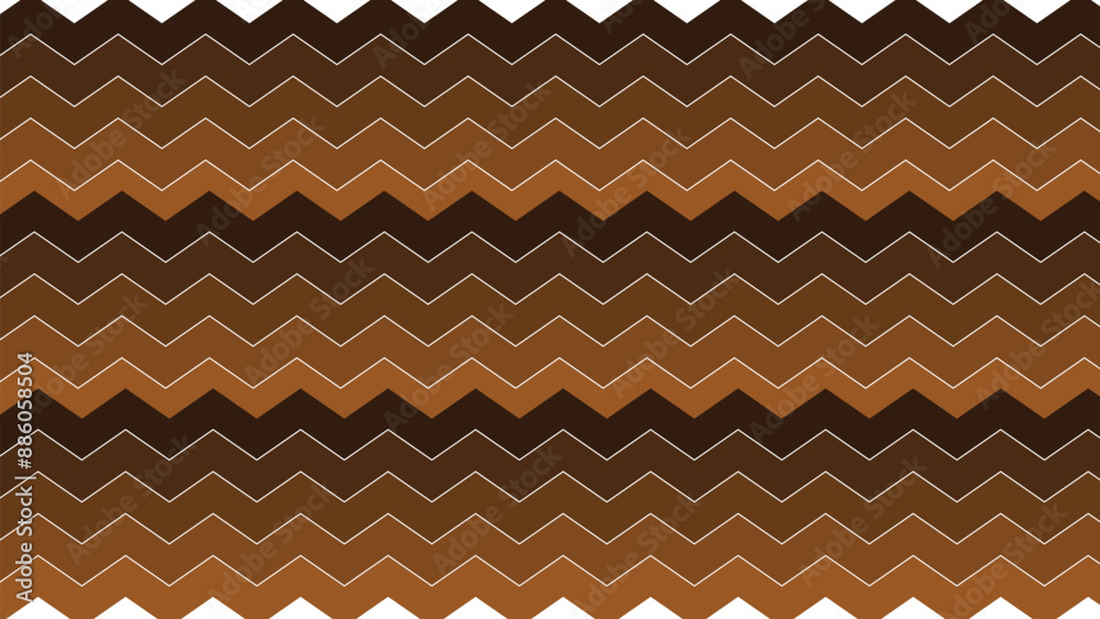 Brown Zig zag seamless pattern abstract background for backdrop or fabric style
