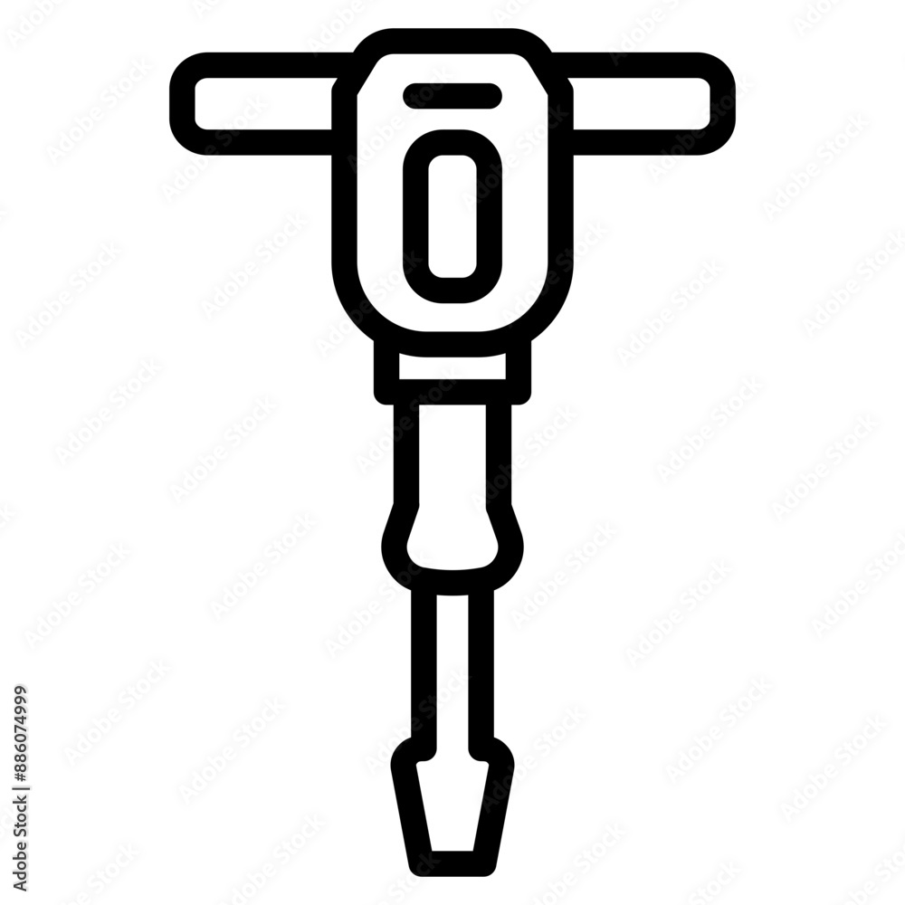 Jackhammer Icon For Design Element Jackhammer Icon For Design Element