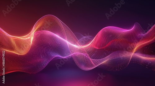 abstract background with glowing lines