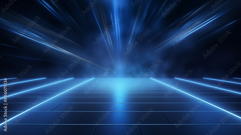 3D abstract tunnel with neon lights. 3d illustration 3D abstract tunnel with neon lights. 3d illustration