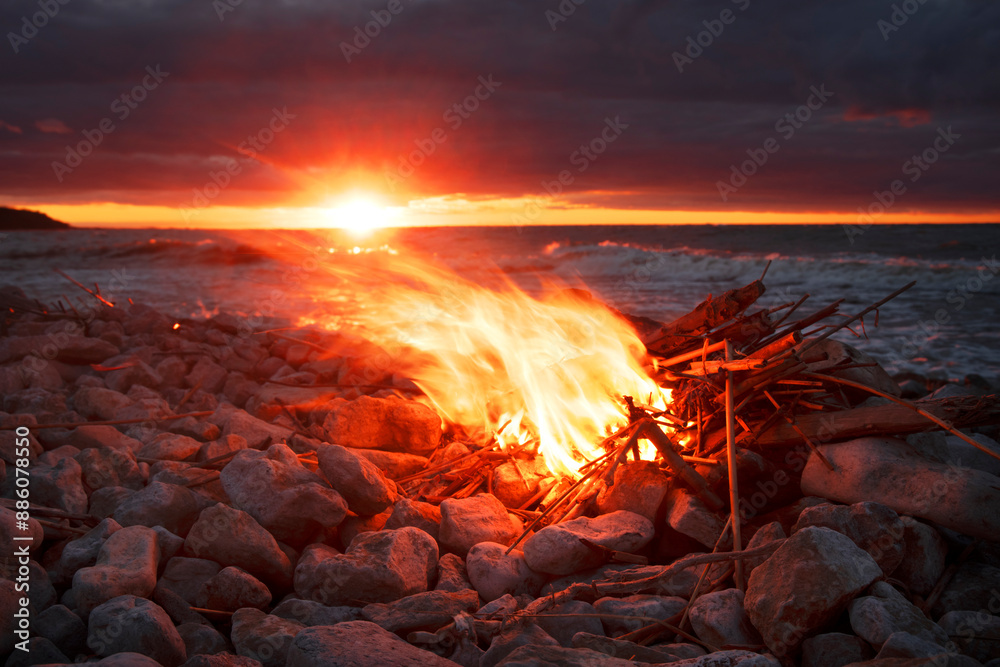 bonfire by the sea bonfire by the sea