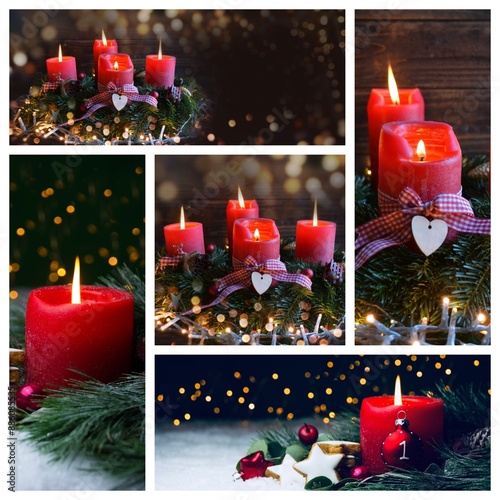 christmas candles and chris...
