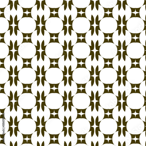 Decorative print .Flower geometric pattern. Seamless background. green and pink ornament. Ornament for fabric, wallpaper, packaging. 
