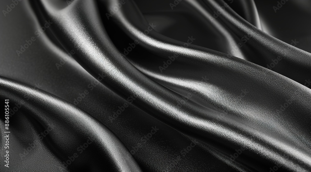 Fototapeta premium black satin background