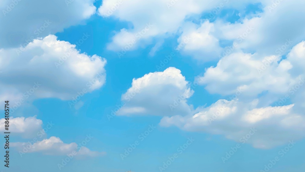 Fototapeta premium blue sky with clouds