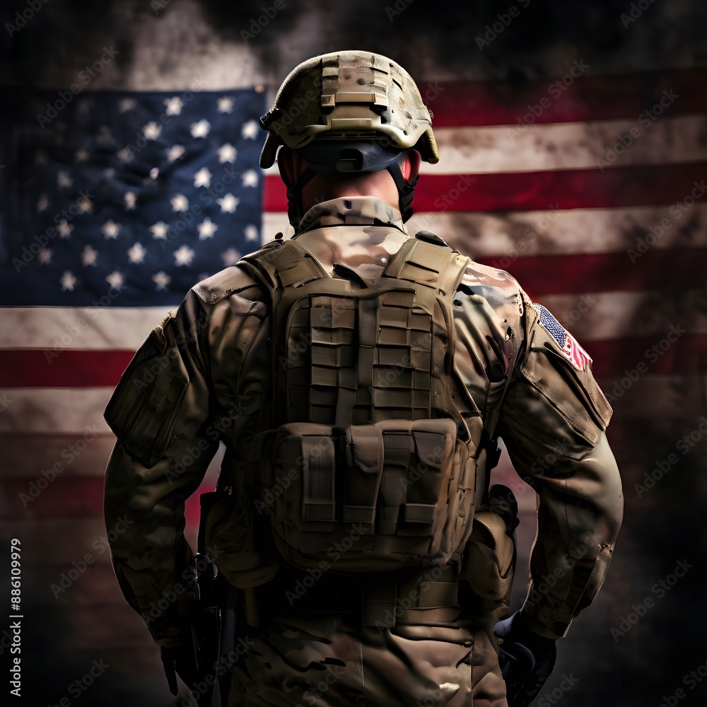 portrait of a american army soldier portrait of a american army soldier